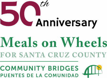 50th Anniversary Meals on Wheels for Santa Cruz County - Community Bridges / Puentes de la Communidad logo